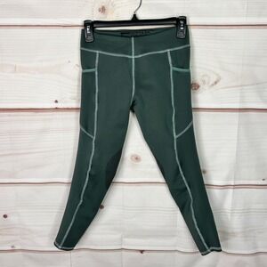 Riding Sport Dover Saddlery Tights Unisex Kids Large Green‎ Three Season Tech